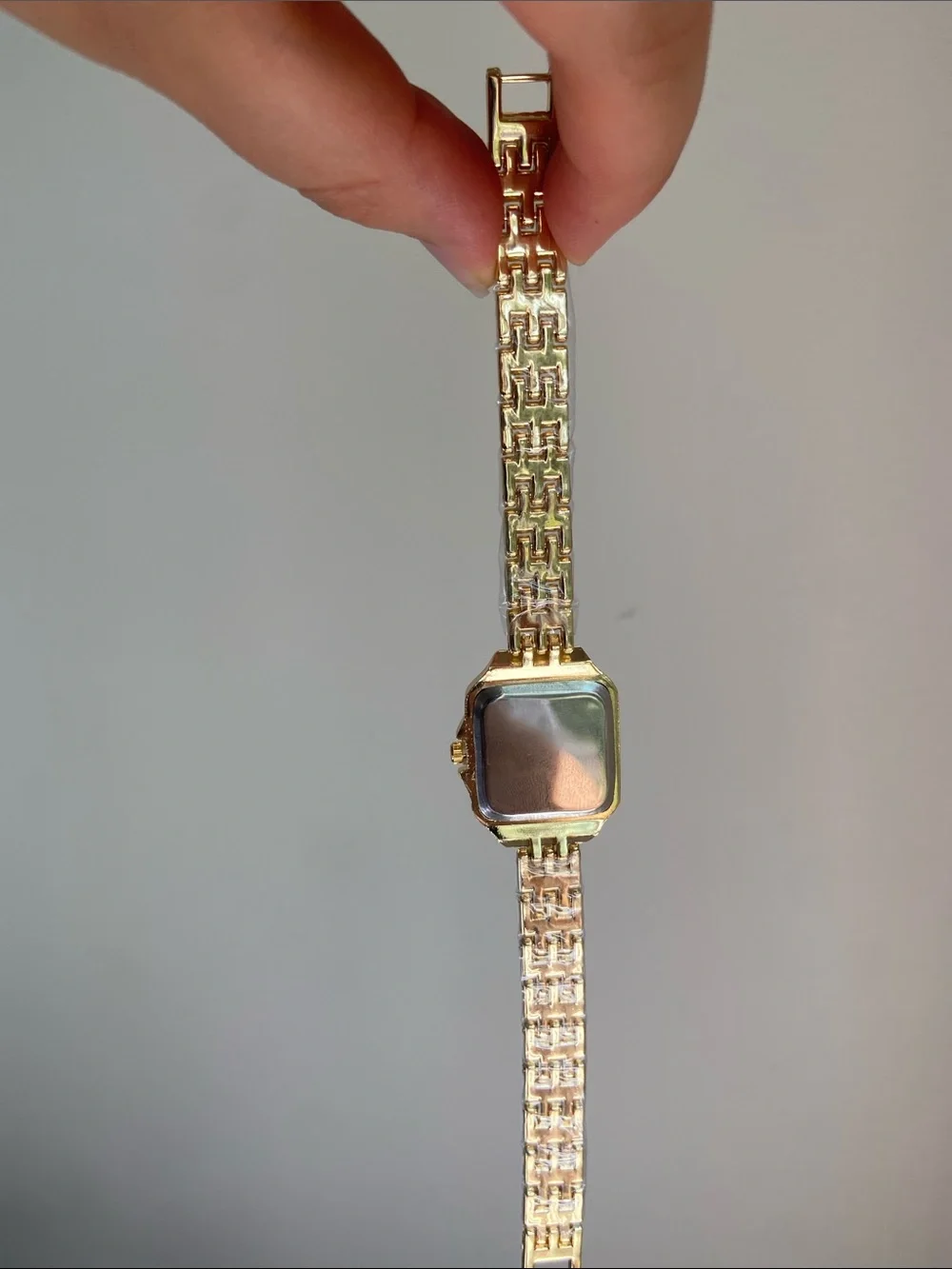 NEW! Elegant Classic Gold Square Dial Women's Bracelet Watch A2-54
